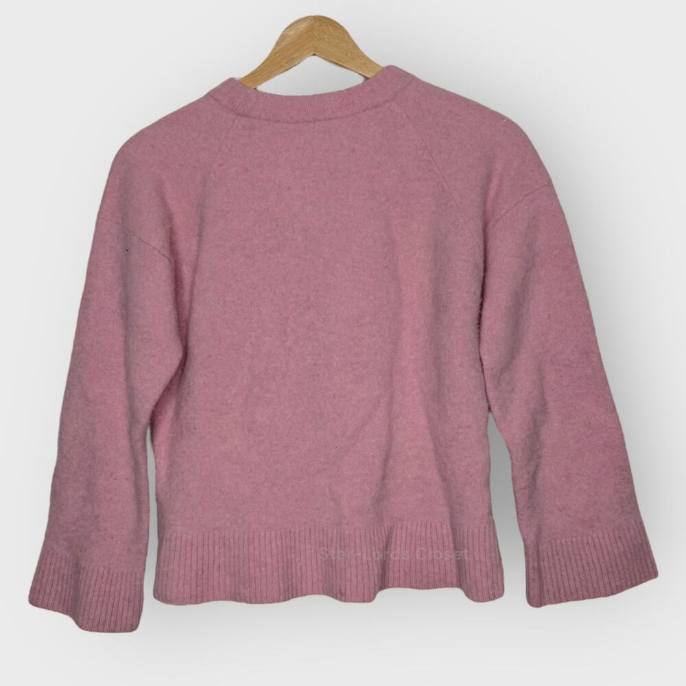 Reformation Pink Crew Neck Sweater